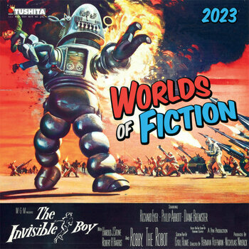 Calendrier 2023 Affiche vintage film science fiction 