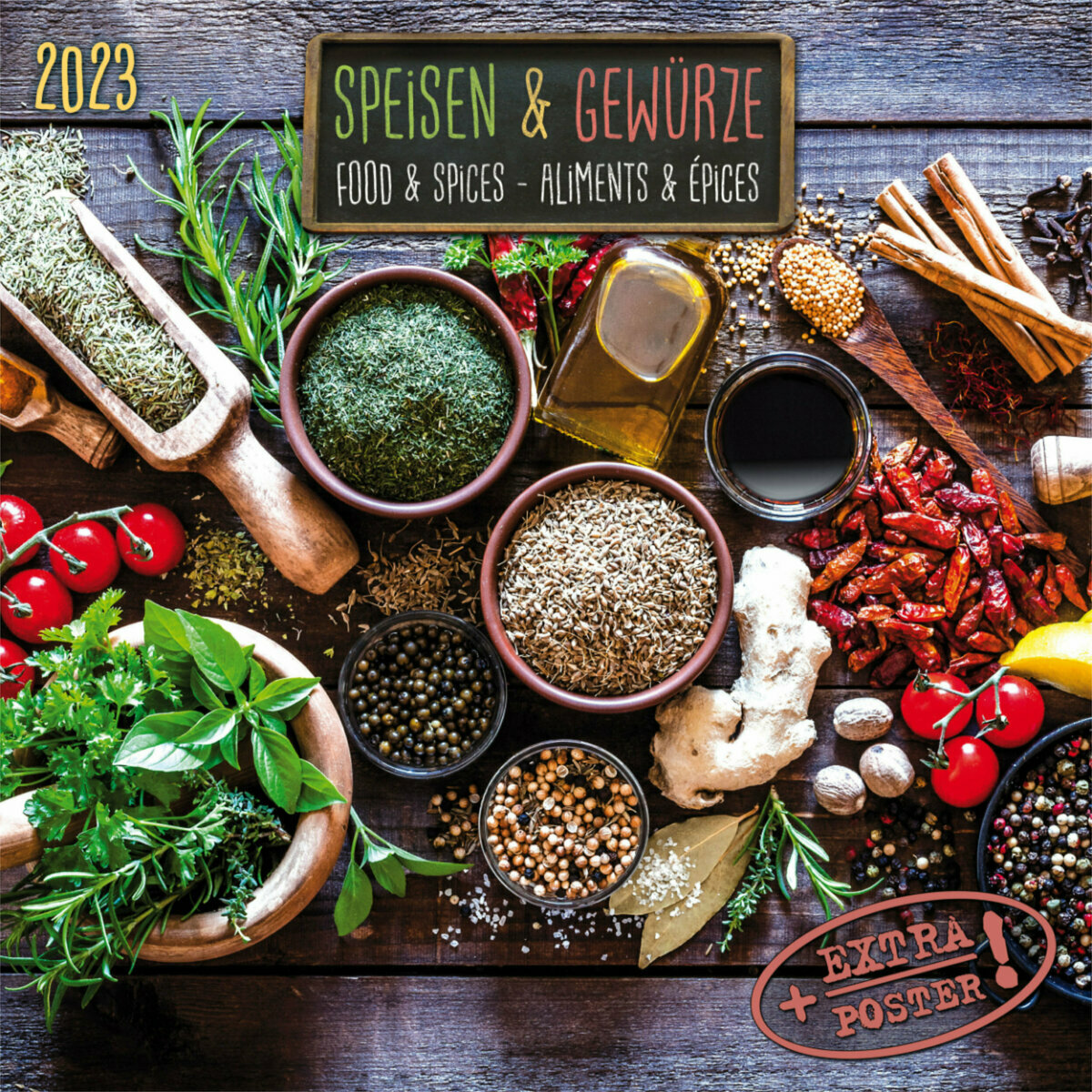 Calendrier 2023 cuisine et epices