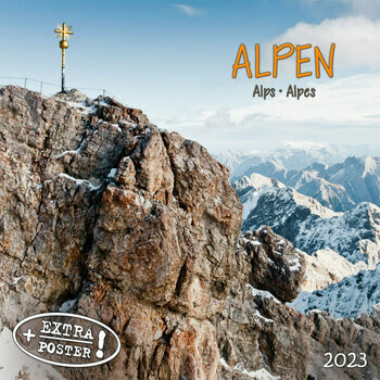 Calendrier 2023 Montagnes Alpes AVEC POSTER OFFERT