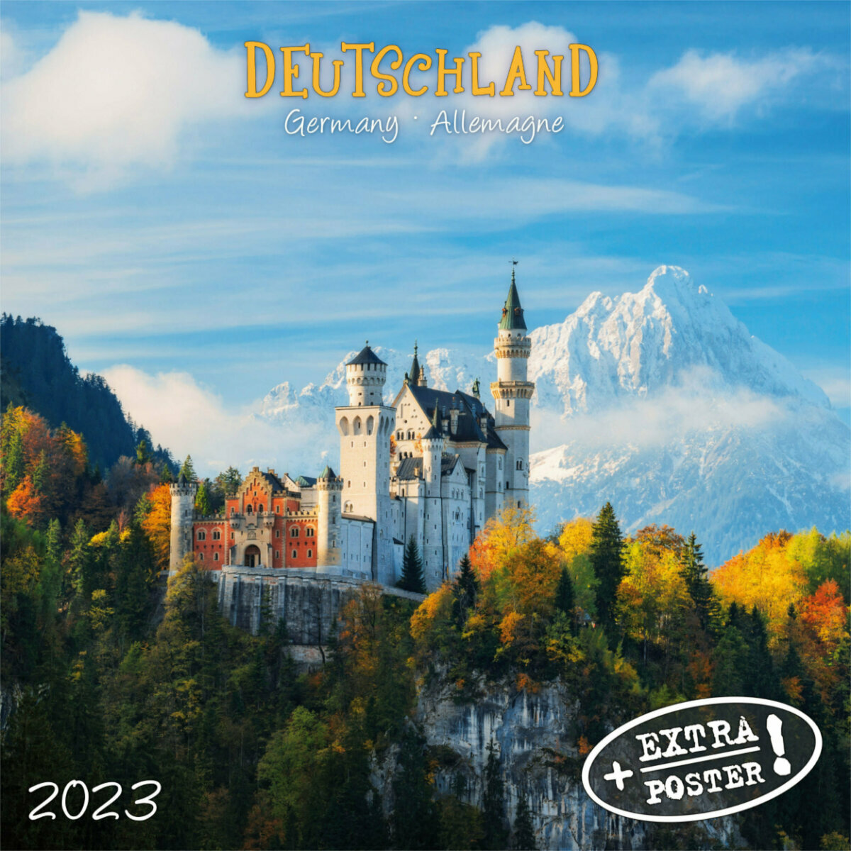 Calendrier 2023 Allemand Calendrier 2023 Allemagne Avec Poster Offer