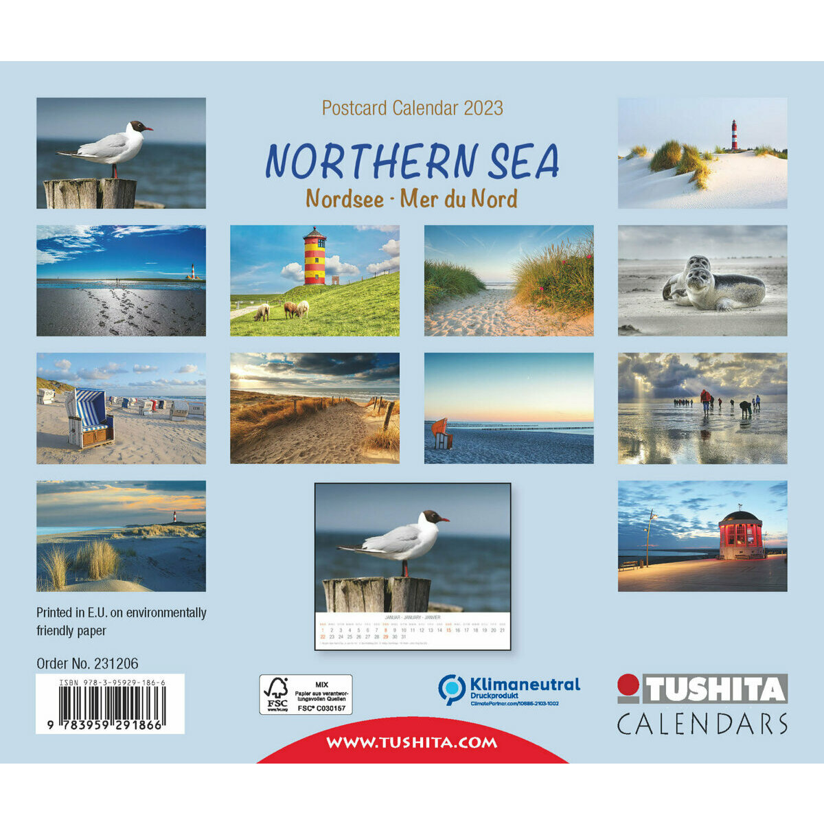 Calendrier 2023 Carte Postale Calendrier Carte Postale 2023 Mer Du Nord