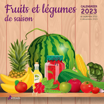 Calendrier 2023 Fruits et légumes au fil des saisons