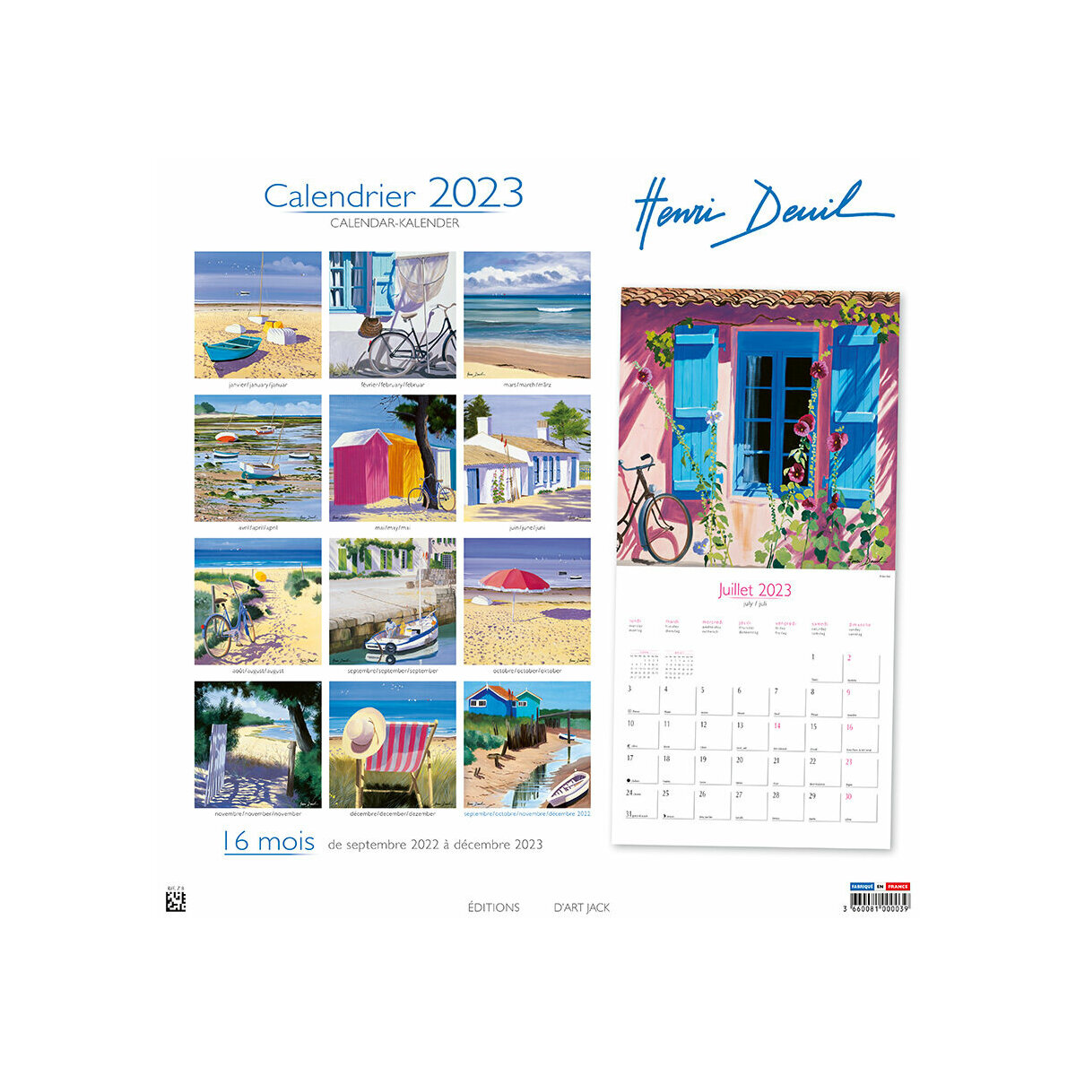 Calendrier 2023 Mer Calendrier Mer - Henri Deuil 2023