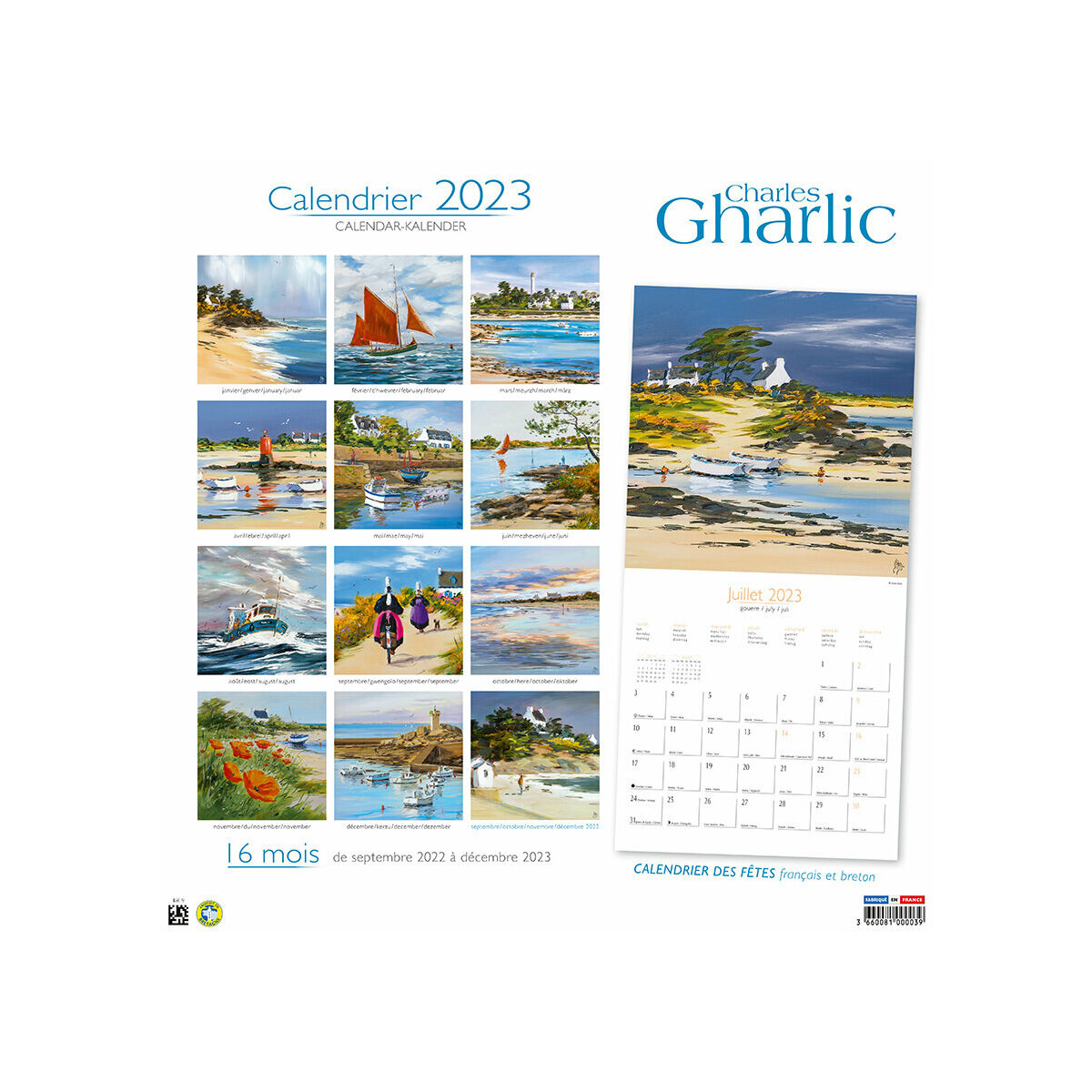 Calendrier Bretagne 2023 Calendrier Bretagne Par Charles Gharlic 2023