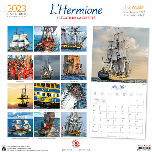 calendrier L'hermione 2023 calendrier L'hermione 2023