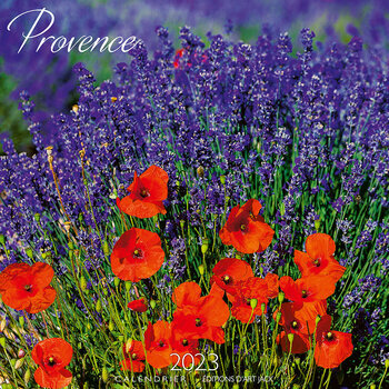 Calendrier 2023 Provence - Coquelicot