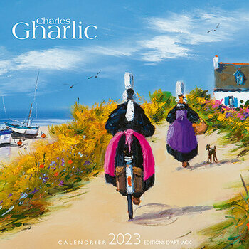 Calendrier chevalet 2023 Bretagne par Charles Gharlic