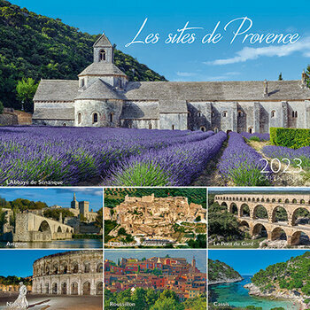 Calendrier chevalet 2023 Les plus beaux sites de Provence
