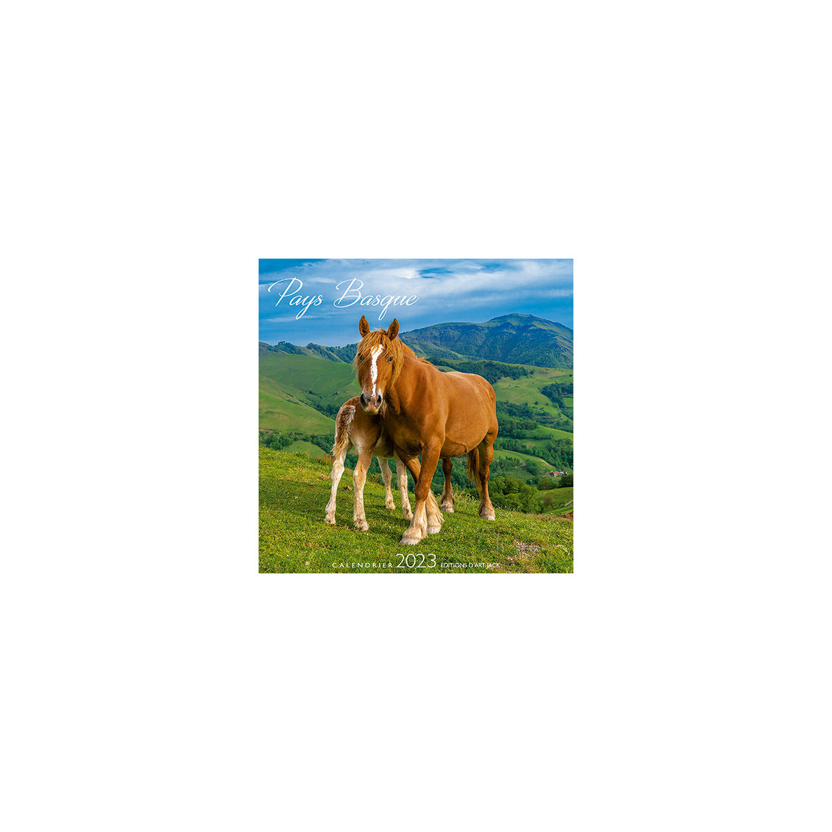 Calendrier chevalet Pays basque 2023
