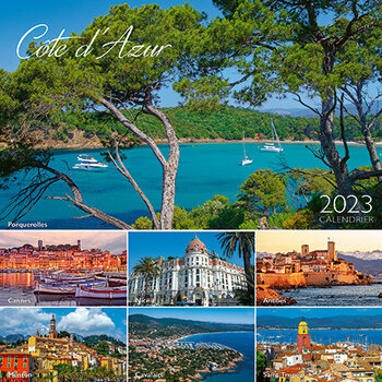 Calendrier chevalet 2023 Côte d'Azur