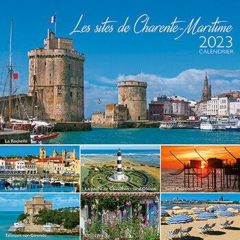 Calendrier chevalet 2023 Les plus beaux sites de Charente maritime