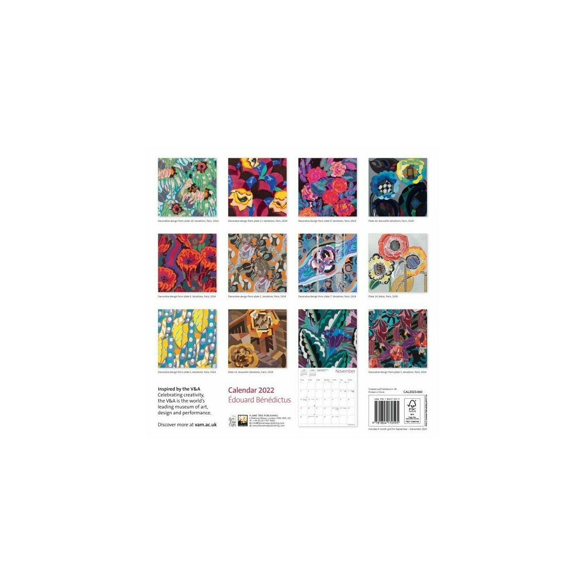 Calendrier 2023 Edouard Bénédictus art déco