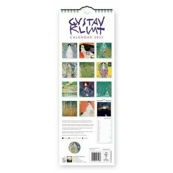 Calendrier 2023 Gustav Klimt slim Calendrier 2023 Gustav Klimt slim