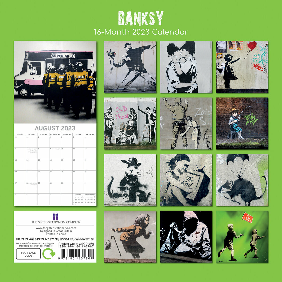 Calendrier 2023 Banksy