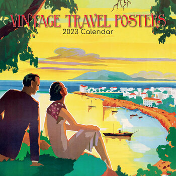 Calendrier 2023 Affiche voyage vintage