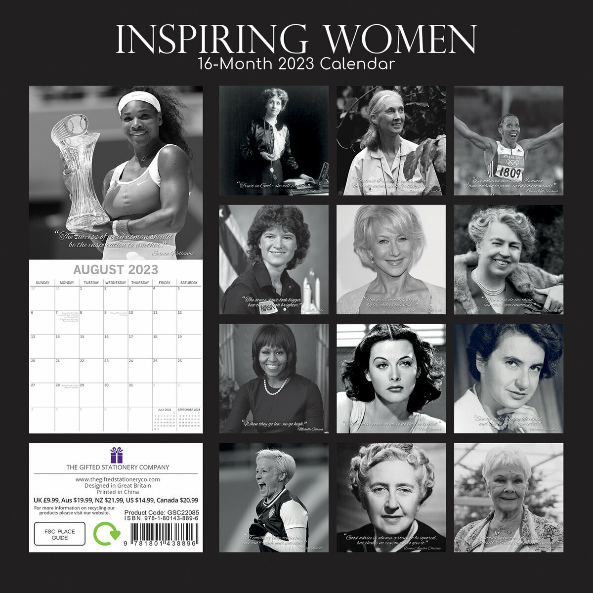 Calendrier 2023 Femme inspirante