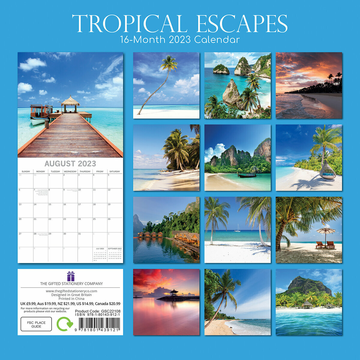 Calendrier 2023 Escapade de rêve