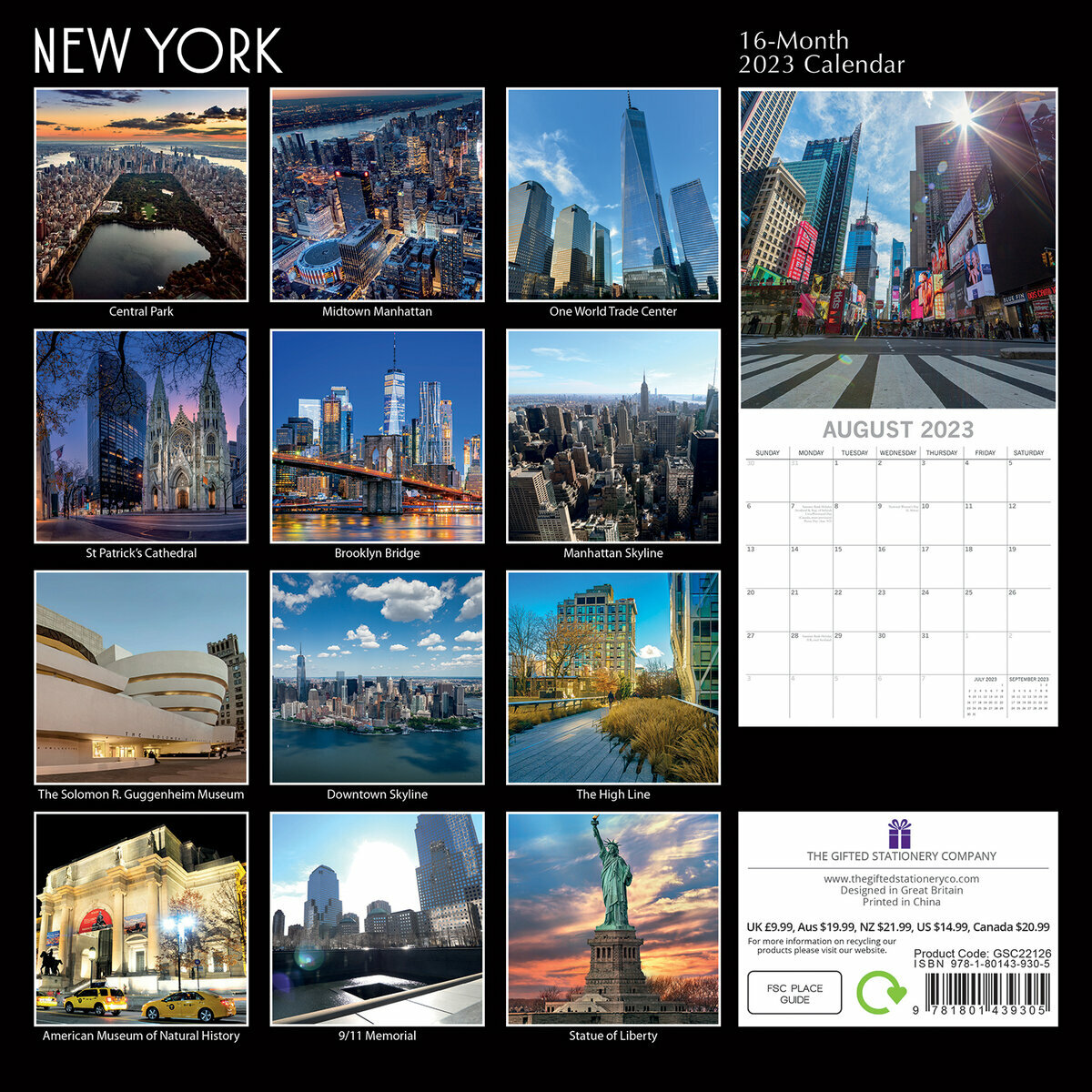 Calendrier 2023 New York calendrier-2023-new-york