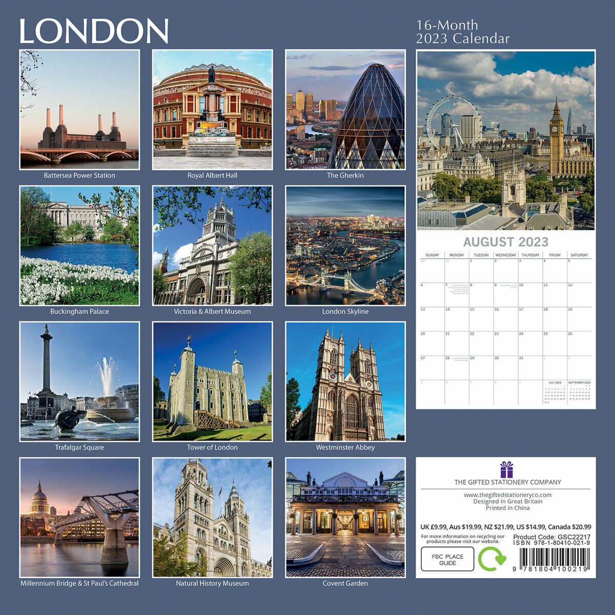 Calendrier Saint Hubert 2023 Calendrier 2023 Londres