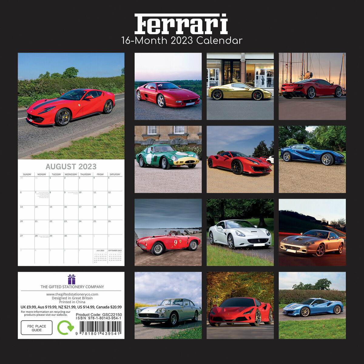 Calendrier 2023 Ferrari