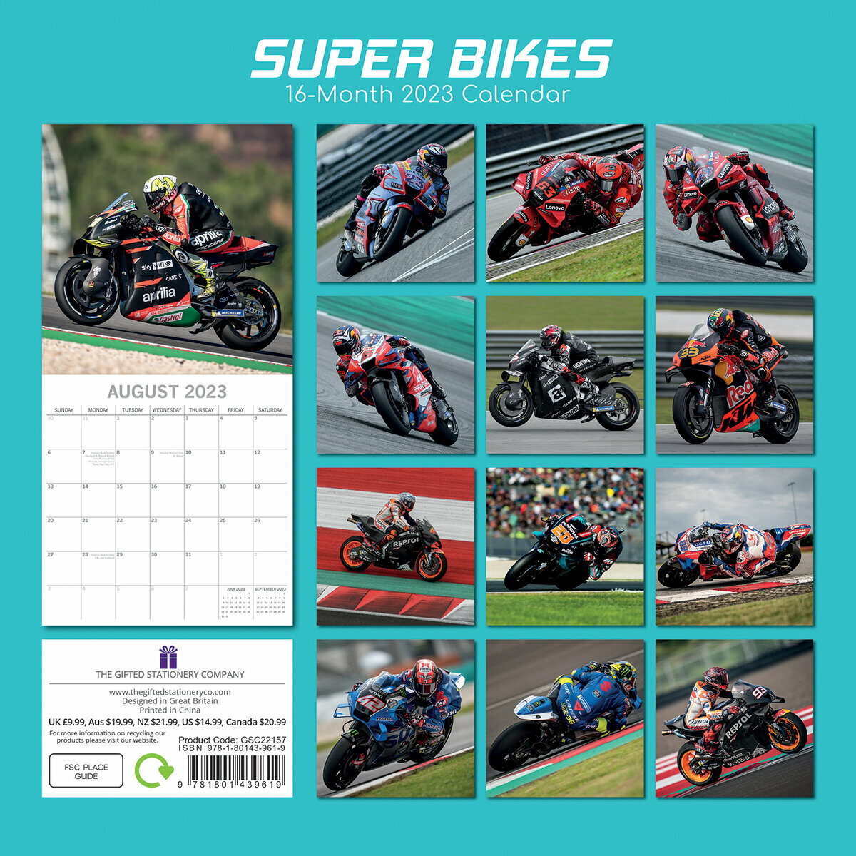 Calendrier 2023 Moto de course