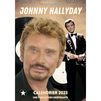 Calendrier 2023 Johnny Hallyday format A3
