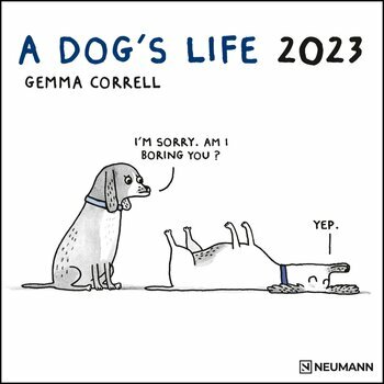 Calendrier 2023 BD humour chien - a dog's life