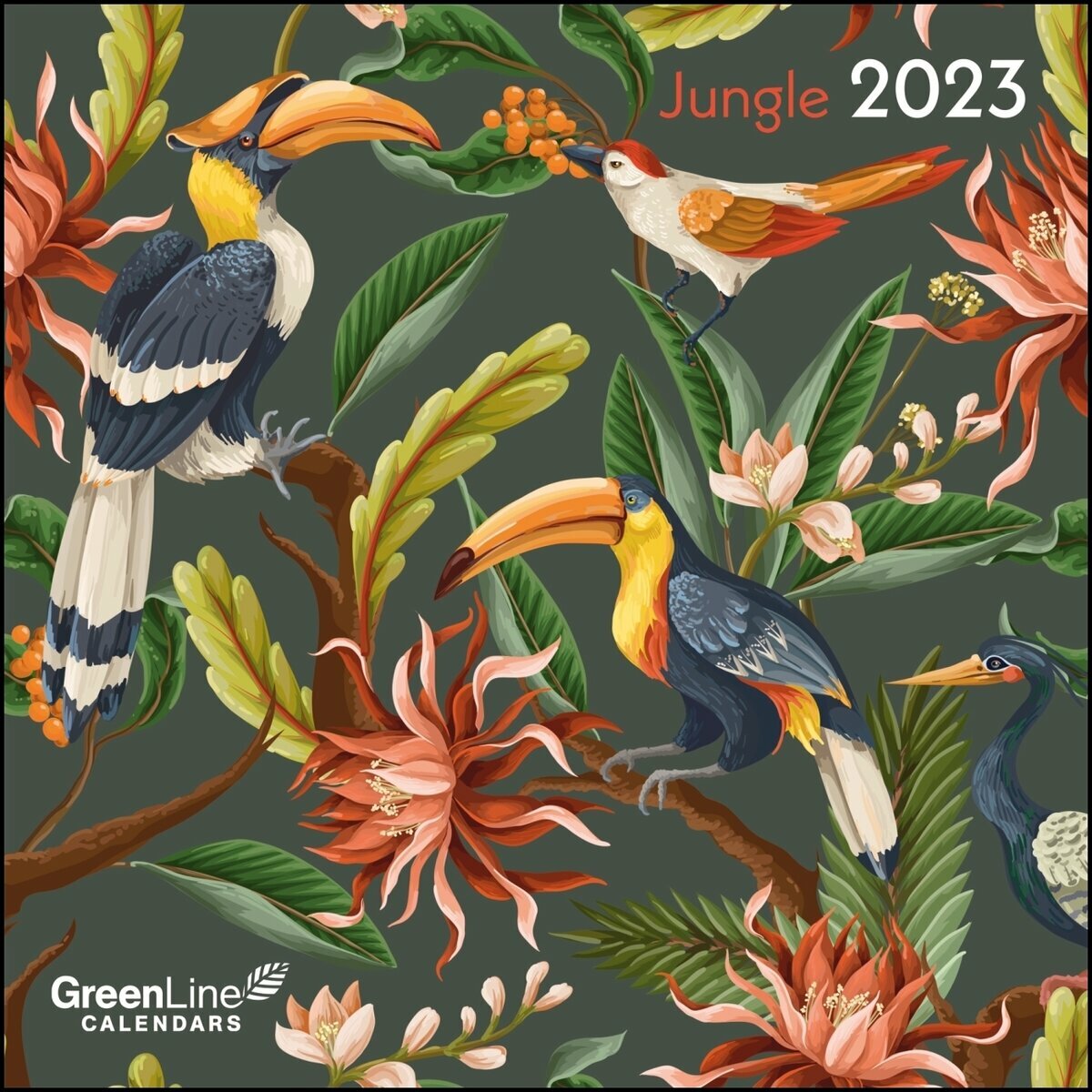 Calendrier 2023 Peinture Calendrier 2023 Eco-Responsable Jungle