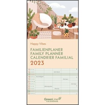 Calendrier familial 2023 Eco-responsable Good Vibes