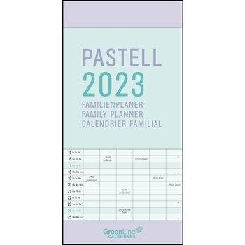 Calendrier familial 2023 Eco-responsable Pastel