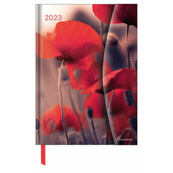 AGENDA MAGNETIQUE FLEUR COQUELICOT 2023