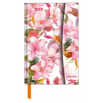 AGENDA DE POCHE MAGNETIQUE FLEUR FANTAISIE 2023