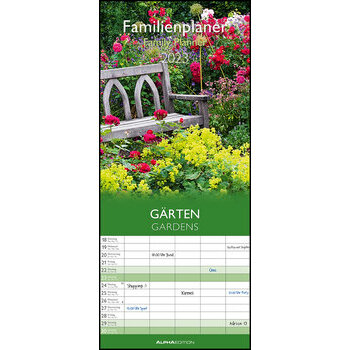 Calendrier familial 2023 Jardin