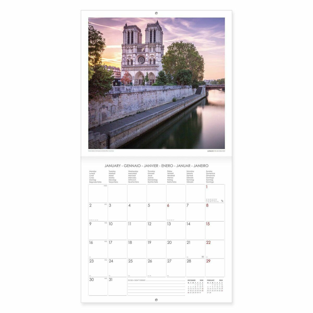 Calendrier 2023 Paris