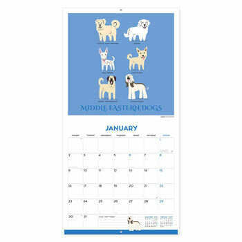 Calendrier 2023 Dessin chien à travers le monde Calendrier 2023 Dessin chien à travers le monde