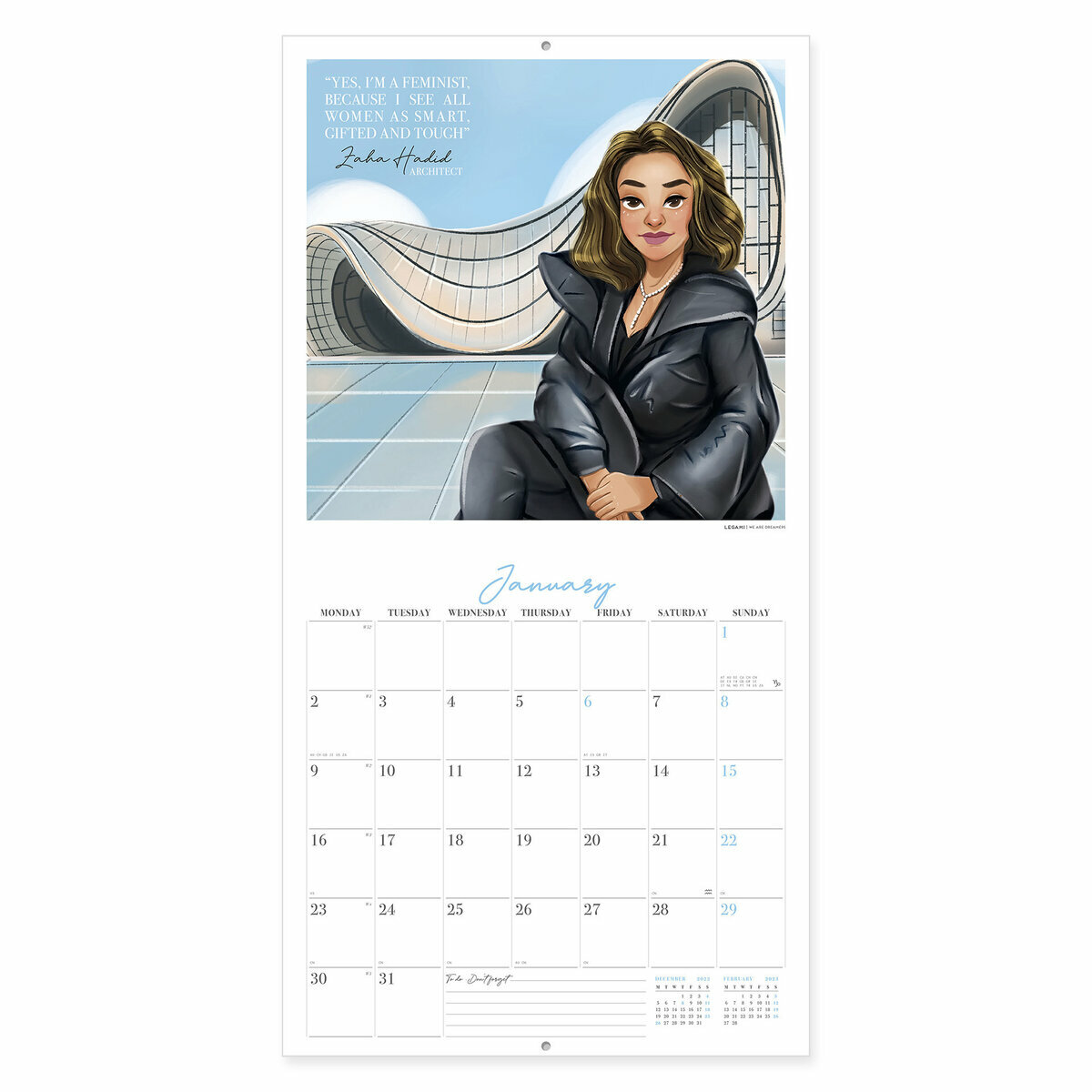 Calendrier 2023 Femme inspirante