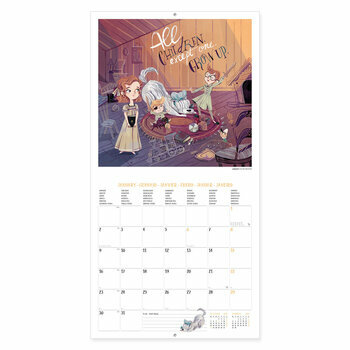 Calendrier 2023 Peter pan et Wendy