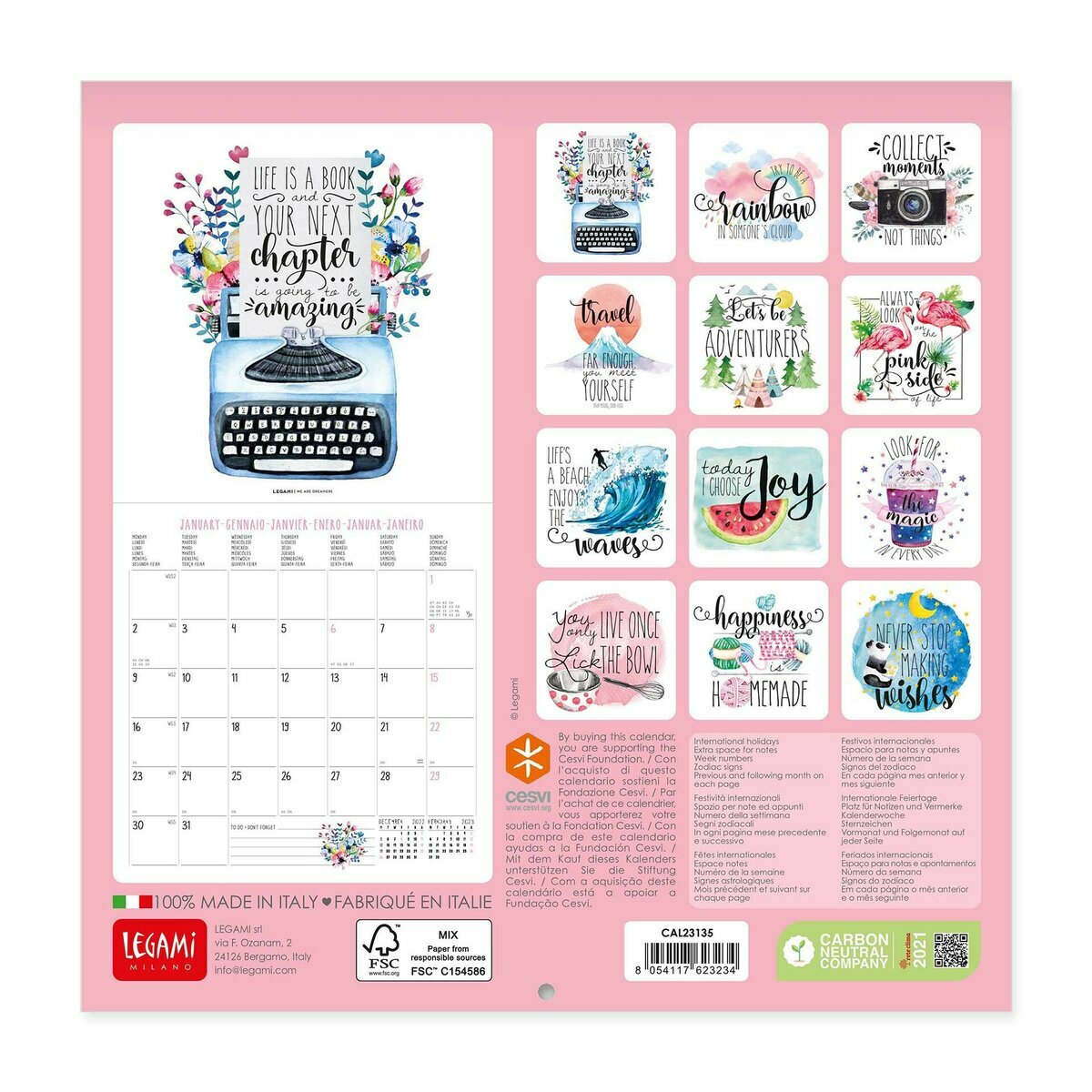 Mini Calendrier 2023 Citations positives