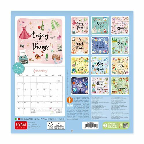 Mini Calendrier 2023 Live Happy