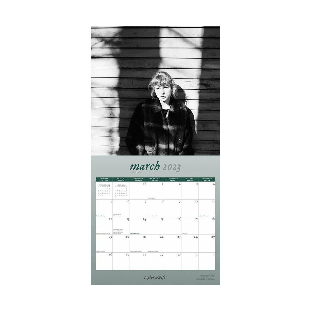 Calendrier taylor swift 2023