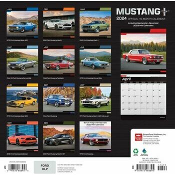 Calendrier 2024 Mustang