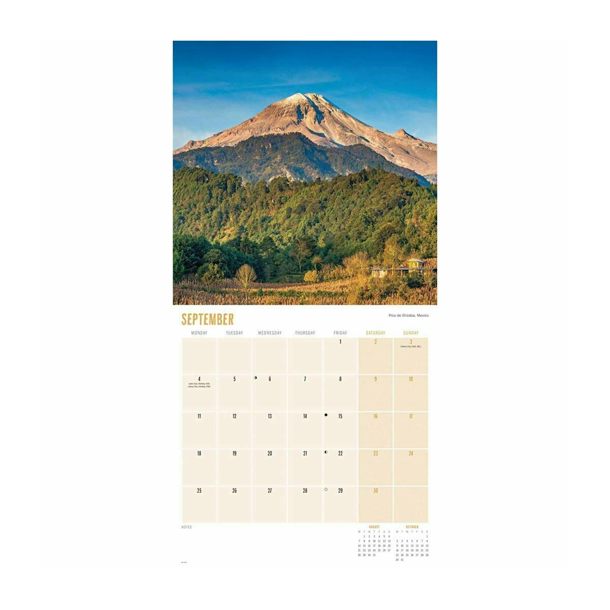 Calendrier 2023 National Geographic Montagne