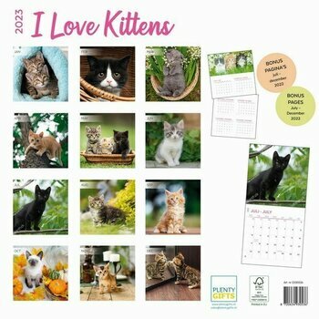 Calendrier 2023 J'aime les Chatons Calendrier 2023 J'aime les Chatons
