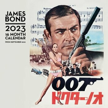Calendrier 2023 James Bond- 60 ans