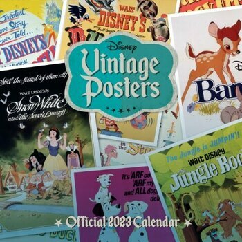 Calendrier 2023 Affiche Disney vintage