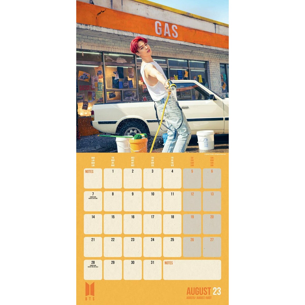 Calendrier 2023 BTS format A3