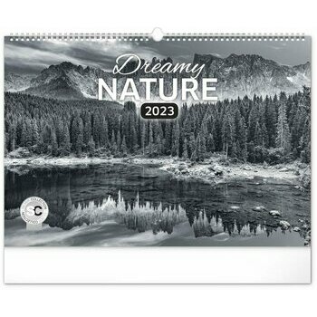 Maxi Calendrier 2023 Nature de rêve Noir et Blanc