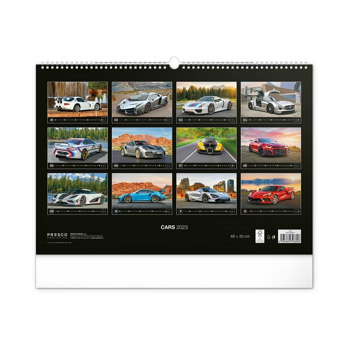 Maxi Calendrier 2023 Voiture sport