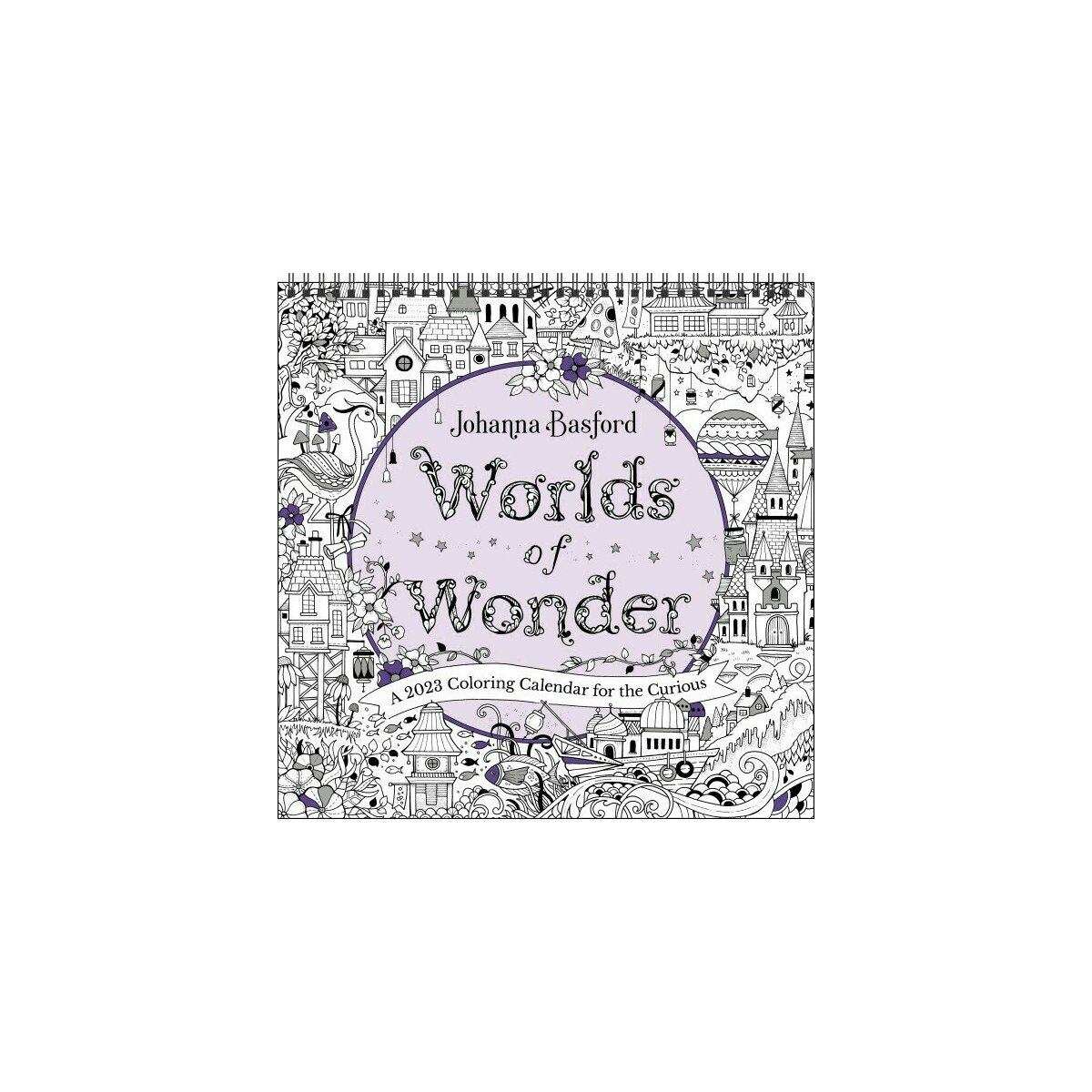 Calendrier 2023 Coloriage Fleurs de Johanna basford