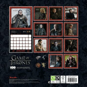 Calendrier 2023 Game of Thrones